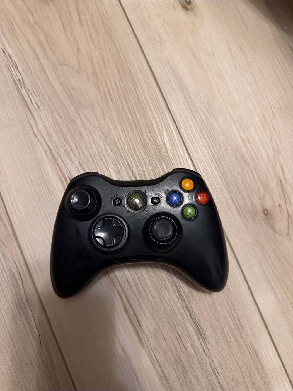 Black Wireless Game Controller for Xbox-Compatible Play